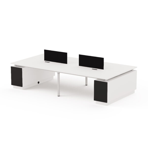 I leg with screen & base cabinet