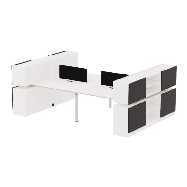 I leg with screen upper & lower cabinet